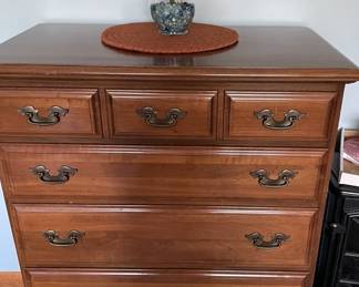Cherry dresser.