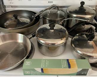 Pots and pans.