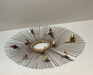 Mid Century Metal Wall Art