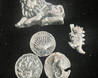 Silver Coins & Hand Poured Silver