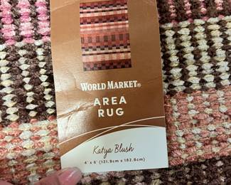 Brand New World Market Area Rug
