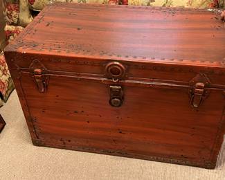 Steamer trunk. Outside and inside in great shape 