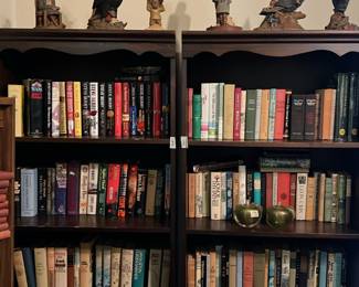 Large book collection. Many books for old Hollywood stars. 