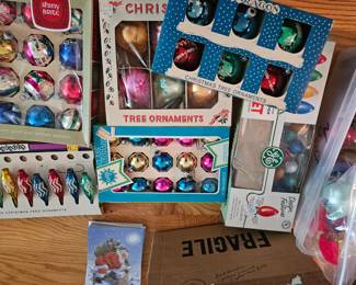 Vintage Christmas bulbs