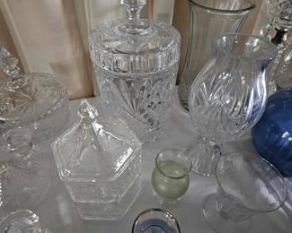 Lots of Crystal glassware