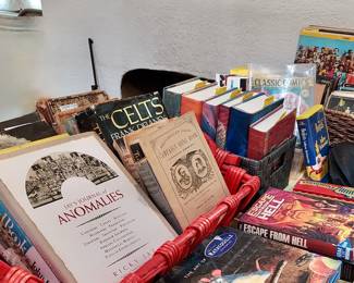 Books, LP's, Comic Books