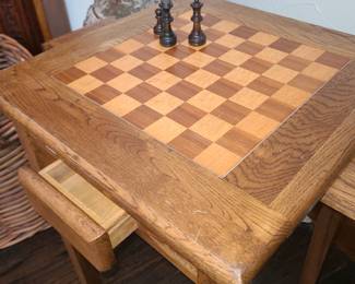 Chess/Checkers Table 