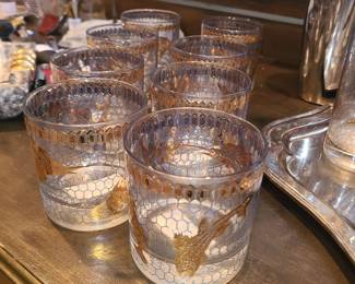 Mid Century Rocks Glasses