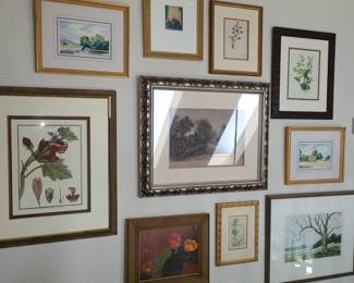 This family owns an art gallery/frame shop....and it shows.
