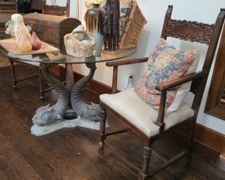 Great Bronze Dolphin Table 