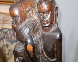 Carved African Statue 