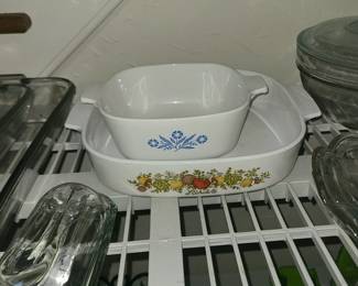 Pyrex and Corningware