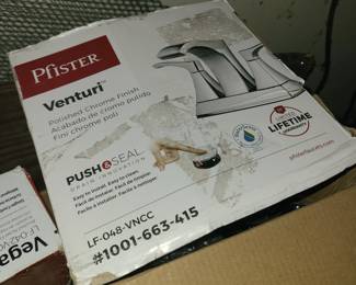 Garage is PACKED. Faucets, Sinks, Lights, Furniture,  Tools, Holiday Items....we got it all! 