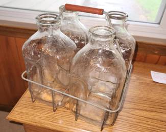 Quality Dairy and Willow Farms bottles 