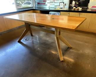 wood dining table $550