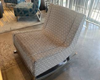 Gray accent rocking chairs x 2 $350 each