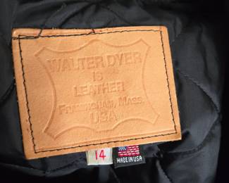 Walter Dyer Leather Coat