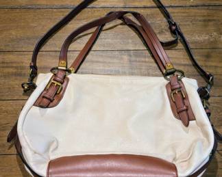 Prada White Leather Shoulder Bag