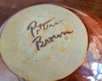 Vintage Potters Brown Pottery