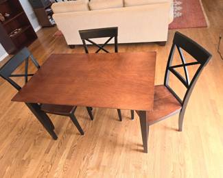 Wood Kitchen Table with 4 Chairs