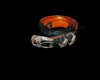 REWARDS Alligator Hornback Black w/ 14K & 925 Hardware