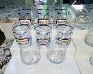 Vintage Cera “Pick Your Poison” Lowballs 