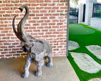 Maitland Smith bronze baby elephant!