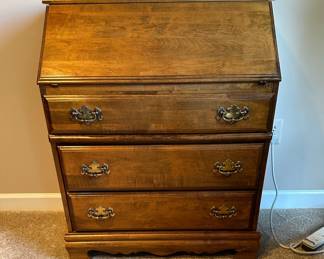 Vtg. Secretary desk with drawers
