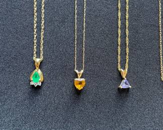 14K necklaces