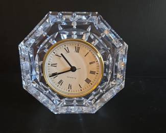 Waterford crystal clock