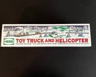 Hess Toy Truck and Helicopter