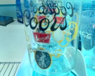 jumbo Coors glasses - there are 4