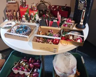 Vintage Christmas/ totes full of Christmas one price for all.