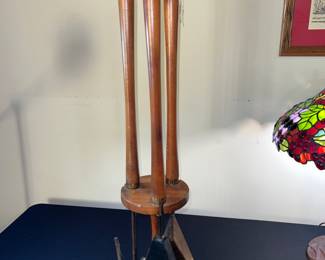 vintage Mid Century modern fireplace set