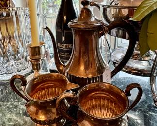 Sterling tea service