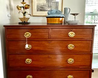 Antique English chest on chest