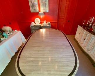 Top View of the Dining Room Table