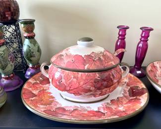Just in time for fall "Leaves" Soup Tureen