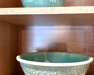 Vintage Homer Laughlin Apple Tree Mixing Bowls 