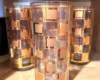 Vintage Culver High Ball Glasses