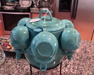 Handmade Soup Tureen and Bowls