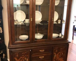 Oriental Style China Cabinet 