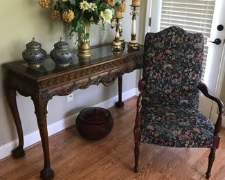 Claw Foot Sofa Table