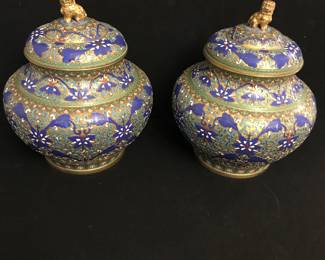 Cloisonné Jars