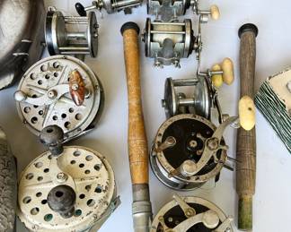 Vintage fishing reels