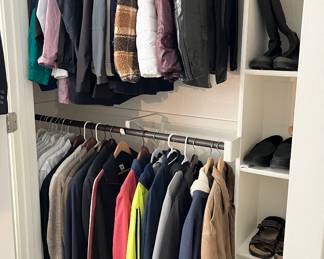 Men's and women's brand name clothes