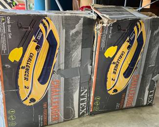 Pair of inflatable boats