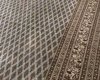 Large vintage Halbmond Teppiche Tabriz from Germany (Crescent Carpets)