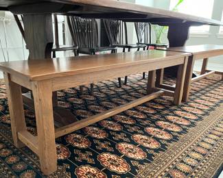 Two custom American made&nbsp;benches