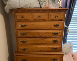 Bassett chest on chest of drawers 